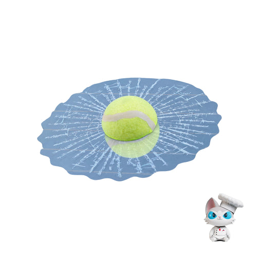 Puff's 3D Prank Tricky Broken Glass Sticker