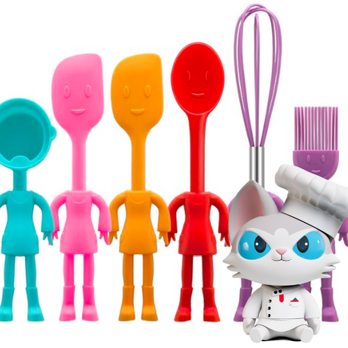 Puff's Human Shaped Utensils
