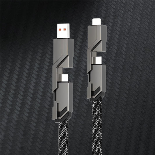 4-in-1 Multi 66W Fast Charging Cable 5 Feet
