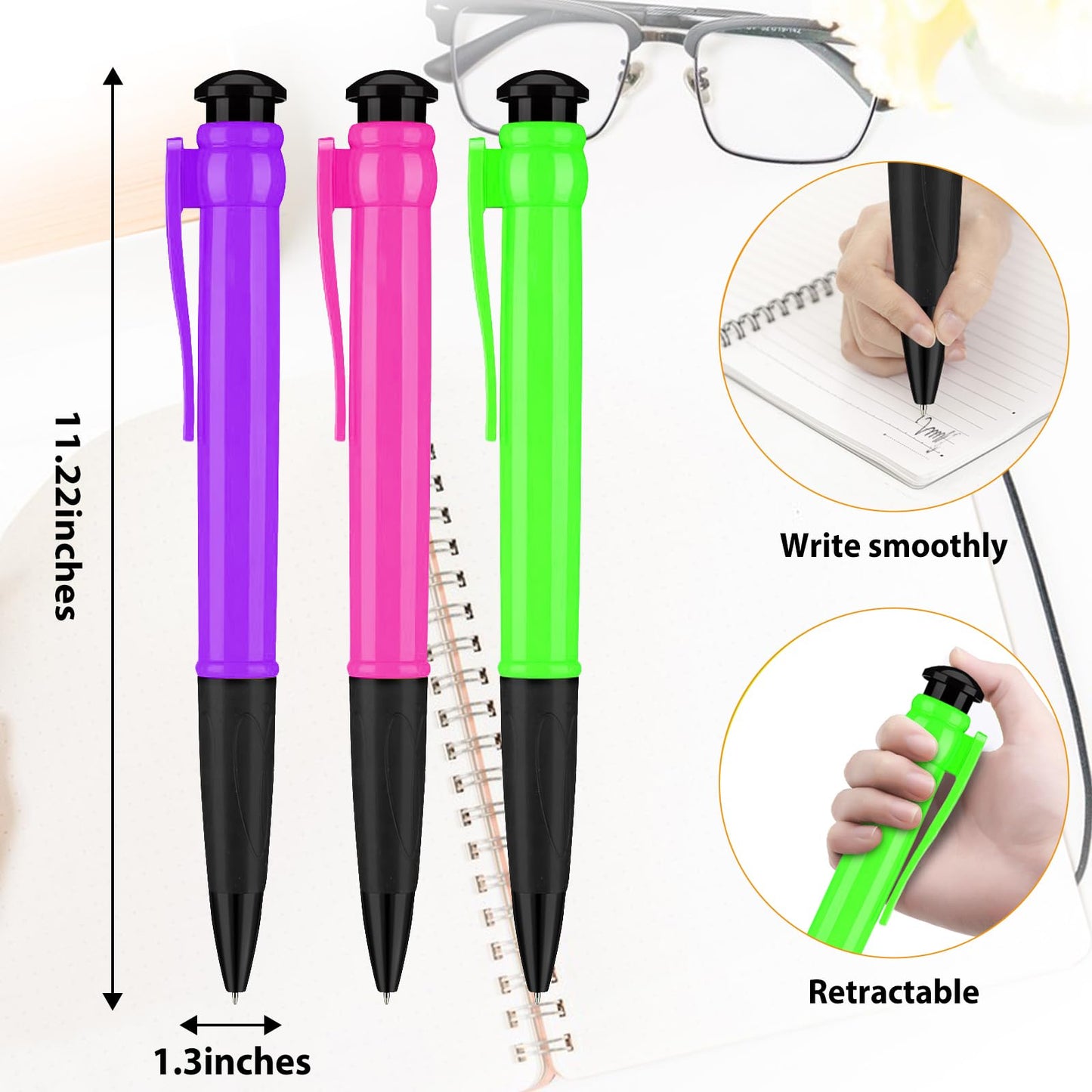 Puff's Jumbo Pens x 3